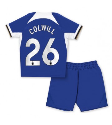 Chelsea Levi Colwill #26 Replika Babytøj Hjemmebanesæt Børn 2023-24 Kortærmet (+ Korte bukser)